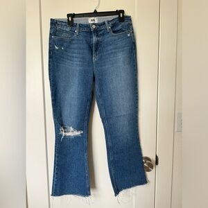 Paige Colette Crop Flare Jean Sz 32